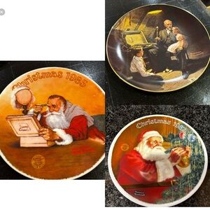 Vintage Norman Rockwell Plate Bundle